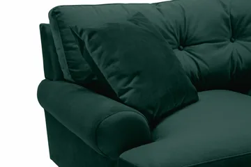 Andrew Soffgrupp 3+1 Sammet - Grön - Products - Möbler - Soffa - Soffgrupp - Howard soffgrupp