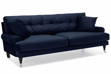 Andrew Soffgrupp 3+2+1 Sammet - Blå - Products - Möbler - Soffa - Soffgrupp - Howard soffgrupp