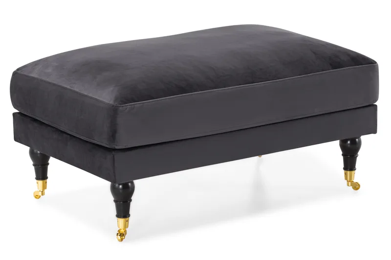 Andrew Soffgrupp 3+2+1 Sammet - Mörkgrå - Products - Möbler - Soffa - Soffgrupp - Howard soffgrupp