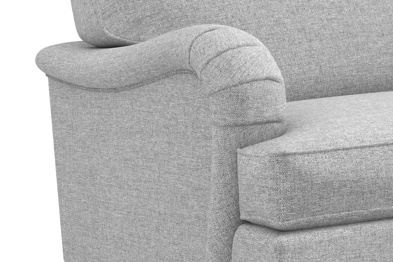 Howard Classic Soffgrupp 2-sits Soffa + Fåtölj + Fotpall i Tyg - Grå - Products - Möbler - Soffa - Soffgrupp - Howard soffgrupp