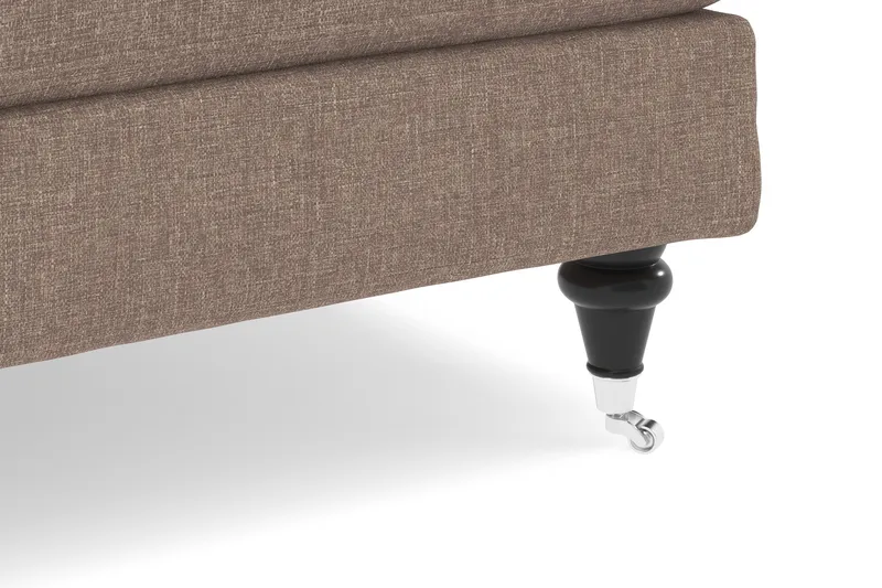 Howard Classic Soffgrupp 3-sits + 2-sits Soffa + Fåtölj i Tyg - Mörkbeige - Products - Möbler - Soffa - Soffgrupp - Howard soffgrupp