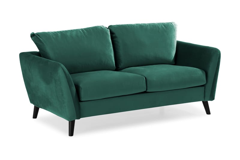 Trend Soffgrupp 3-sits + 2-sits Sammetssoffa - Grön - Products - Möbler - Soffa - Soffgrupp - Howard soffgrupp