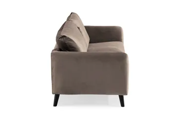 Trend 2-sits Sammetssoffa - Brun - Products - Möbler - Soffa - Sammetssoffa