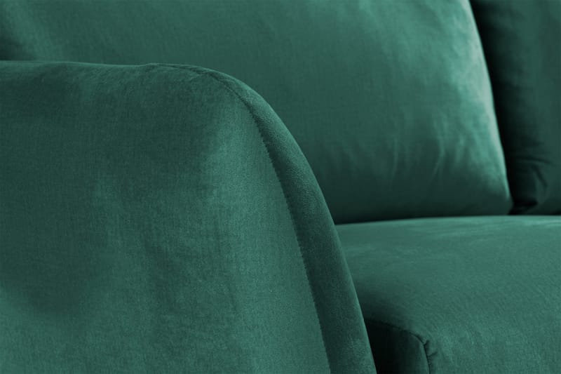 Trend 2-sits Sammetssoffa - Grön - Products - Möbler - Soffa - Sammetssoffa