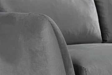 Trend 2-sits Sammetssoffa - Ljusgrå - Products - Möbler - Soffa - Sammetssoffa