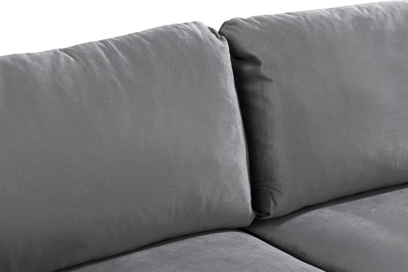 Trend 2-sits Sammetssoffa - Ljusgrå - Products - Möbler - Soffa - Sammetssoffa