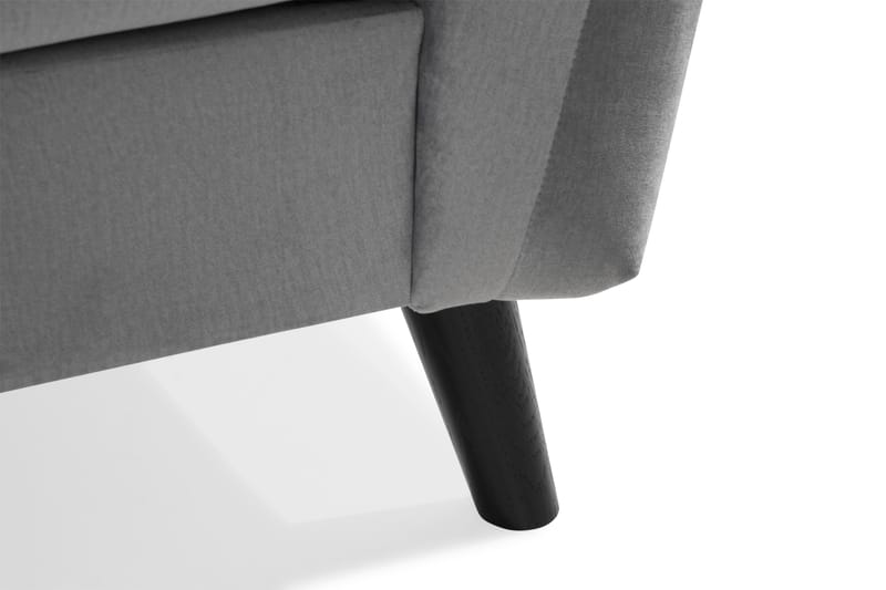 Trend 2-sits Sammetssoffa - Ljusgrå - Products - Möbler - Soffa - Sammetssoffa