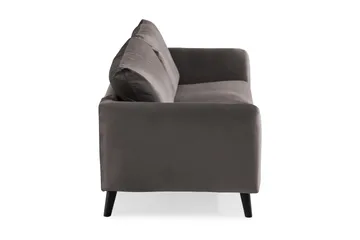 Trend 2-sits Sammetssoffa - Mörkgrå - Products - Möbler - Soffa - Sammetssoffa