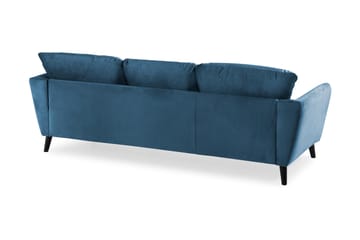 Trend 3-sits Sammetssoffa - Blå - Products - Möbler - Soffa - 3 sits soffa