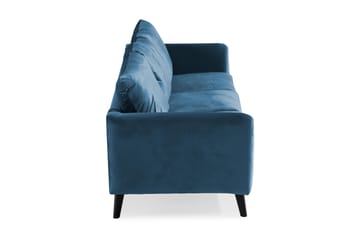 Trend 3-sits Sammetssoffa - Blå - Products - Möbler - Soffa - 3 sits soffa