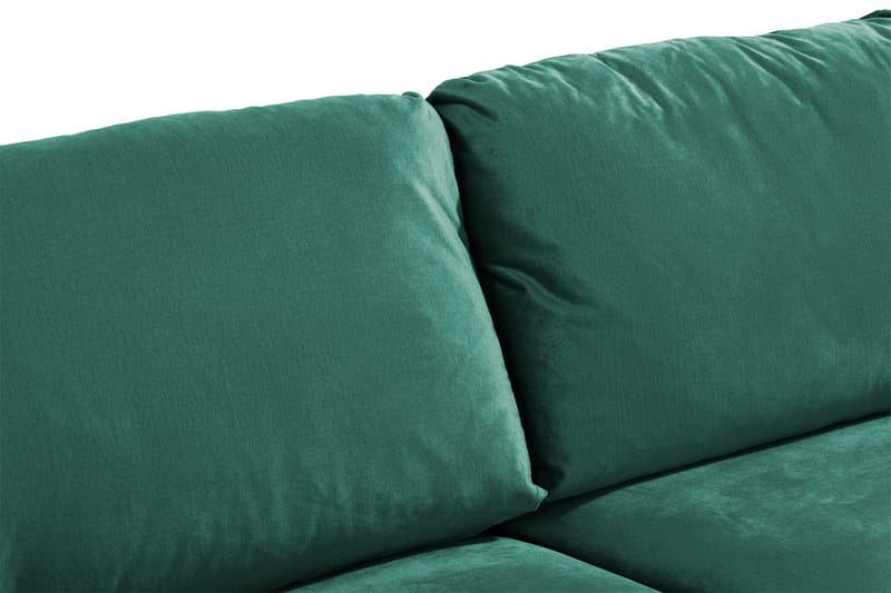 Trend 3-sits Sammetssoffa - Grön - Products - Möbler - Soffa - 3 sits soffa