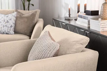 Trend 3-sits Tygsoffa - Beige - Products - Möbler - Soffa - 3 sits soffa