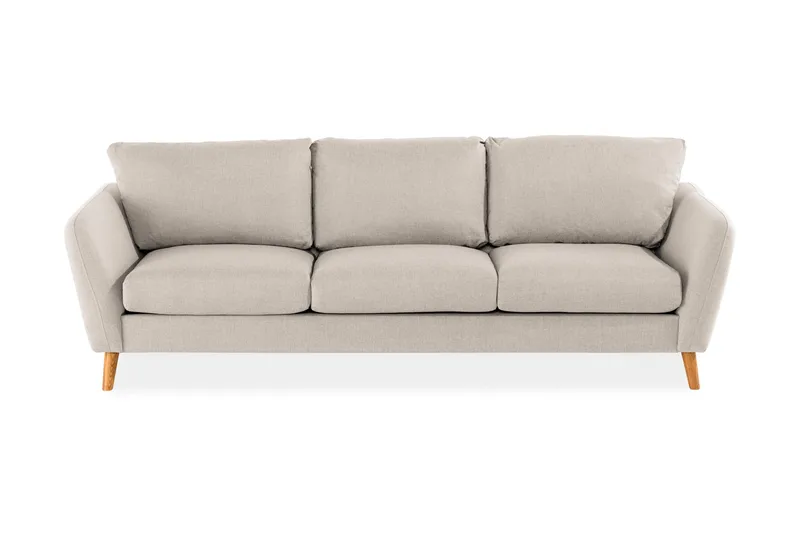 Trend 3-sits Tygsoffa, Beige