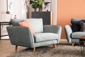 Trend Lyx 2-sits Tygsoffa - Grå - Products - M öbler - Soffa - 2 sits soffa
