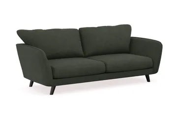 Trend Lyx 3-sits Manchestersoffa - Mörkgrön - Products - Möbler - Soffa - 3 sits soffa
