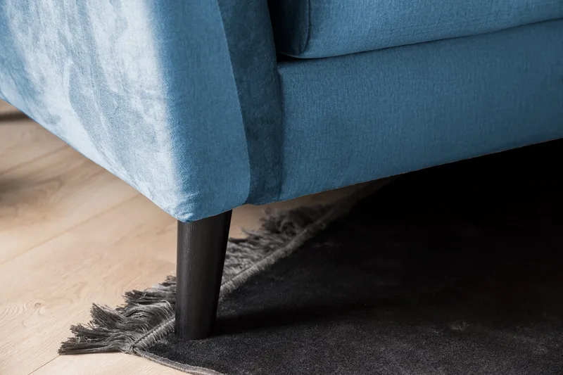 Trend Soffgrupp 3-sits + 2-sits Sammetssoffa - Blå - Products - Möbler - Soffa - Soffgrupp
