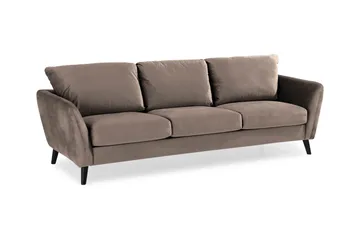 Trend Soffgrupp 3-sits + 2-sits Sammetssoffa - Brun - Products - Möbler - Soffa - Soffgrupp