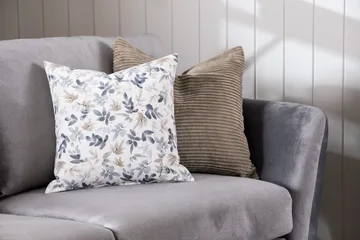 Trend Soffgrupp 3-sits + 2-sits Sammetssoffa - Ljusgrå - Products - Möbler - Soffa - Soffgrupp