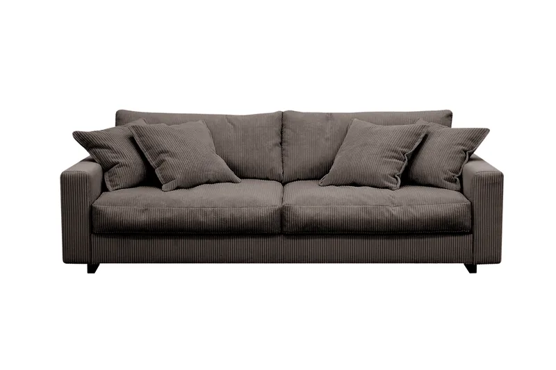 Valencia Extra Djup 3-sits Soffa, Brun