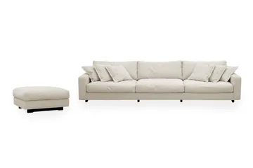 Valencia Soffgrupp Extra Djup 5-sits Soffa + Fotpall i Chenille