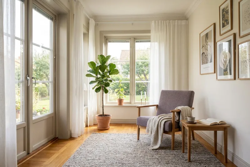 Ängsbro Fåtölj Tyg - Mörkbrun - Products - Möbler - Fåtölj & stolar - Fåtölj