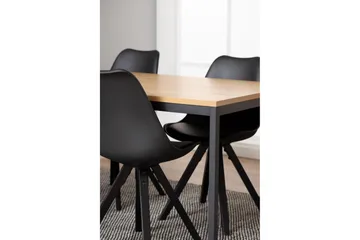 Andros Matstol & köksstol med träben - Svart - Products - Möbler - Fåtölj & stolar - Matstol & köksstol