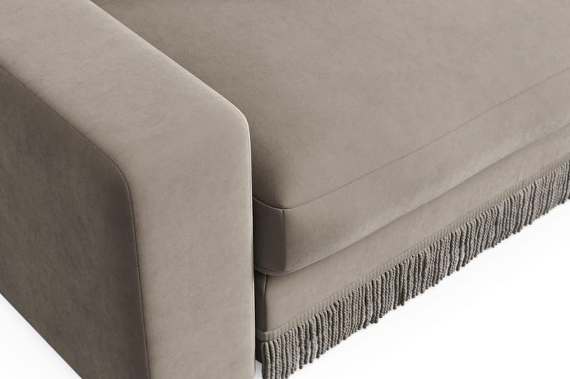 Arken Lyx Djup Sammetsfåtölj - Beige - Products - Möbler - Fåtölj & stolar - Fåtölj
