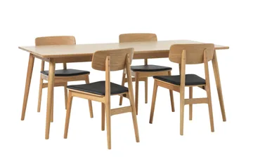 Arnav Matstol - Svart - Products - Möbler - Fåtölj & stolar - Matstol & köksstol