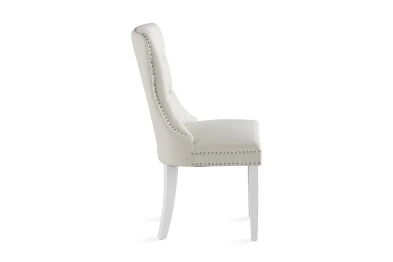 Bergviken Beige Matstol - Vit/Trä - Products - Möbler - Fåtölj & stolar - Matstol & köksstol