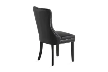 Bergviken Matstol Konstläder - Svart / Trä - Products - Möbler - Fåtölj & stolar - Matstol & köksstol