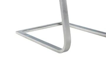 Cibus Matstol Konstläder - Vit/Krom - Products - Möbler - Fåtölj & stolar - Matstol & köksstol