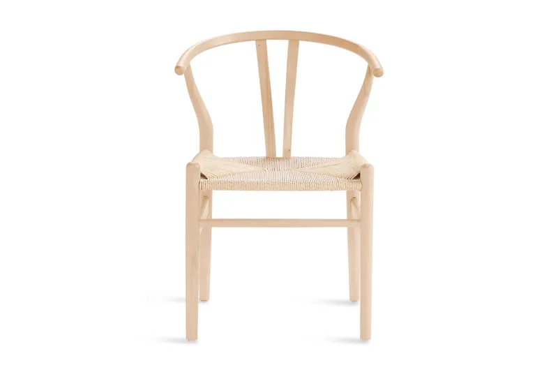 Dastoori Matstol med Armstöd - Vitlaserad / Ek / Trä / Natur - Products - Möbler - Fåtölj & stolar - Matstol & köksstol