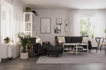 Howard Classic Fåtölj - Mörkgrå - Products - Möbler - Fåtölj & stolar - Fåtölj - Howard fåtölj