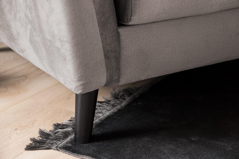 Trend Fåtölj med Fotpall - Mullvad Sammet - Products - Möbler - Fåtölj & stolar - Fåtölj - Fåtölj med fotpall