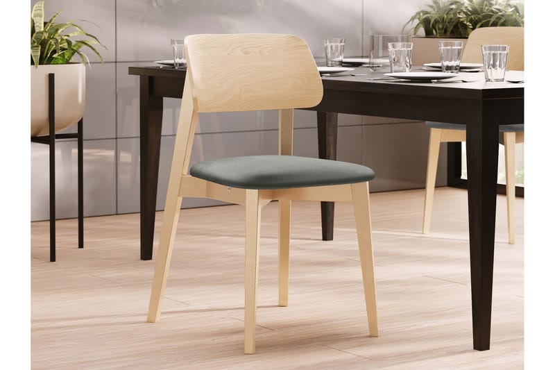 Ferrara Matstol - Grå/Beige - Products - Möbler - Fåtölj & stolar - Matstol & köksstol