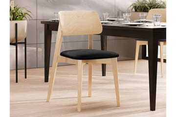 Ferrara Matstol - Svart/Beige - Products - Möbler - Fåtölj & stolar - Matstol & köksstol