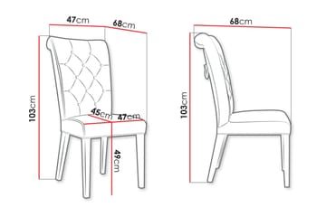 Garvin Matstol - Ljusgrå/Svart - Products - Möbler - Fåtölj & stolar - Matstol & köksstol