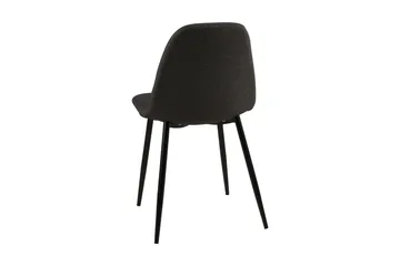 Lilyra Köksstol - Mörkgrå/Svart - Products - Möbler - Fåtölj & stolar - Matstol & köksstol
