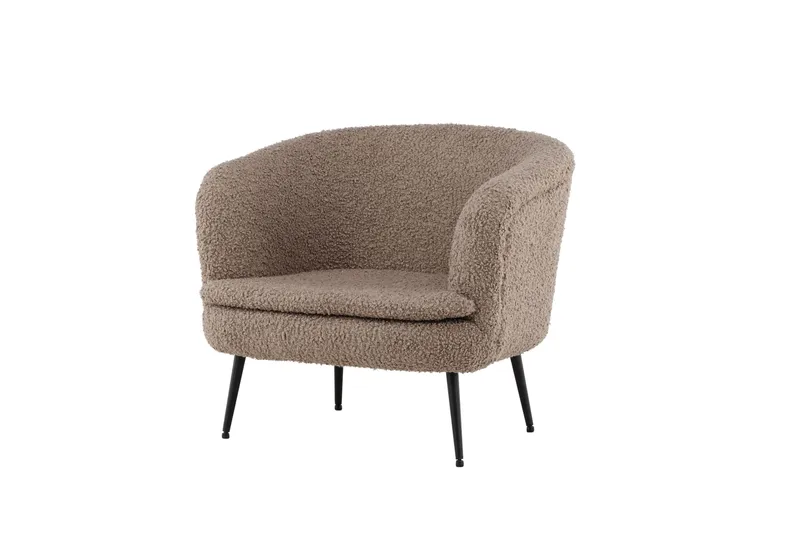 Nordkoster Loungefåtölj, Svart/Beige