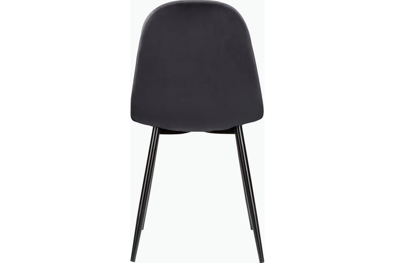 Oktoos Matstol - Antracit/Svart - Products - Möbler - Fåtölj & stolar - Matstol & köksstol