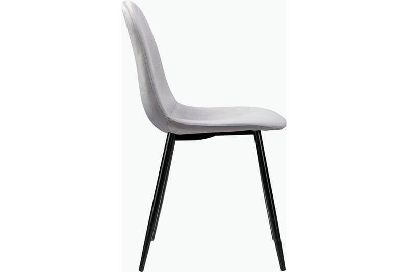 Oktoos Matstol - Grå/Svart - Products - Möbler - Fåtölj & stolar - Matstol & köksstol