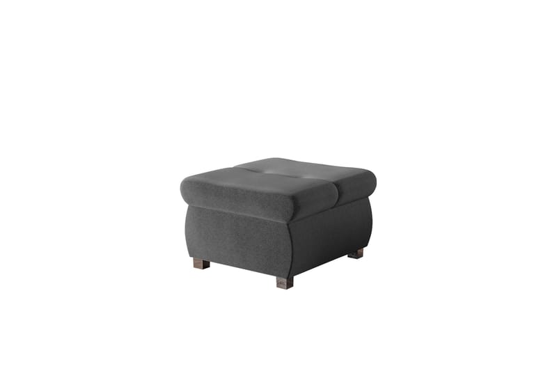 Cerys Fotpall 60 cm - Mörkgrå - Products - Möbler - Fåtölj & stolar - Pall & puff - Fotpallar