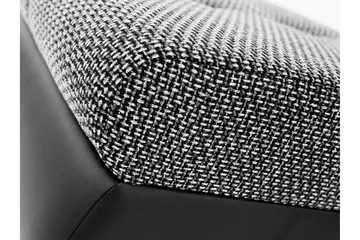 Cerys Fotpall 60 cm - Svart/Grå - Products - Möbler - Fåtölj & stolar - Pall & puff - Fotpallar