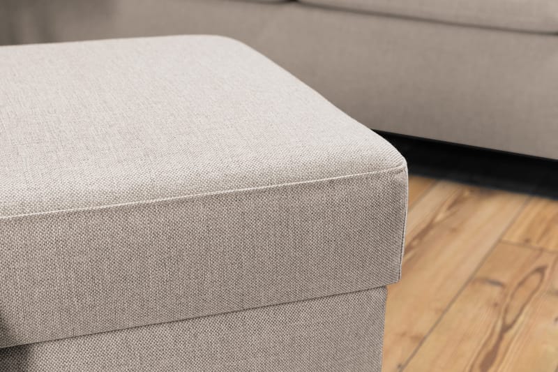 Crazy Fotpall med Förvaring 120x50, Beige