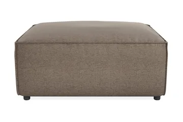 Cubo 1-sits  Rektangulär Fotpallsmodul i Tyg 120 cm bred - Grå - Products - Möbler - Fåtölj & stolar - Pall & puff - Fotpallar