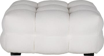 Fotpall Bill Bullig i Bouclé - Beige - Products - Möbler - Fåtölj & stolar - Pall & puff - Fotpallar