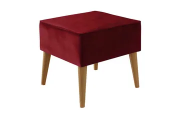 Fotpall - Röd - Products - Möbler - Fåtölj & stolar - Pall & puff - Fotpallar