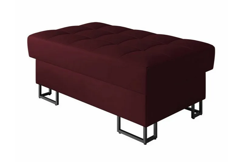 Kintore Fotpall 67 cm Wine red