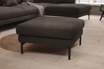 Menard Fotpall - Mörkgrå - Products - Möbler - Fåtölj & stolar - Pall & puff - Fotpallar