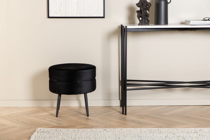 Otto Sittpuff - Svart - Products - Möbler - Fåtölj & stolar - Pall & puff - Sittpuff